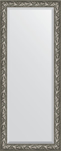 BY 6125 Зеркало напольное с фацетом в багетной раме - византия серебро 99 mm EVOFORM Exclusive floor