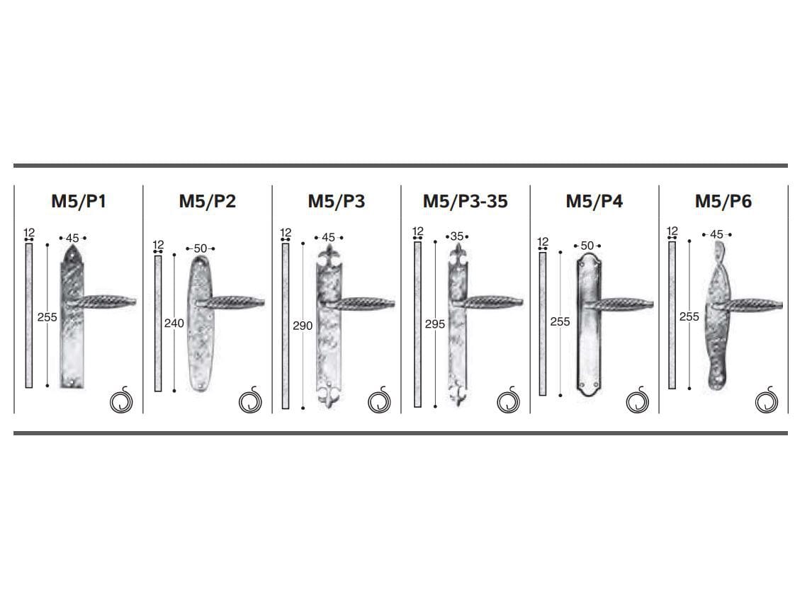 Бронзовая ручка на пластине GIARA ART DESIGN-BRONZE Torciglia ARCH-00020315 - Вид №4