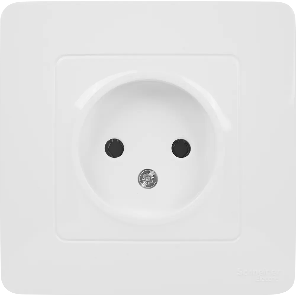 Розетка встраиваемая Systeme Electric Blanca без заземления без шторок 16 А цвет белый STLM-2180224