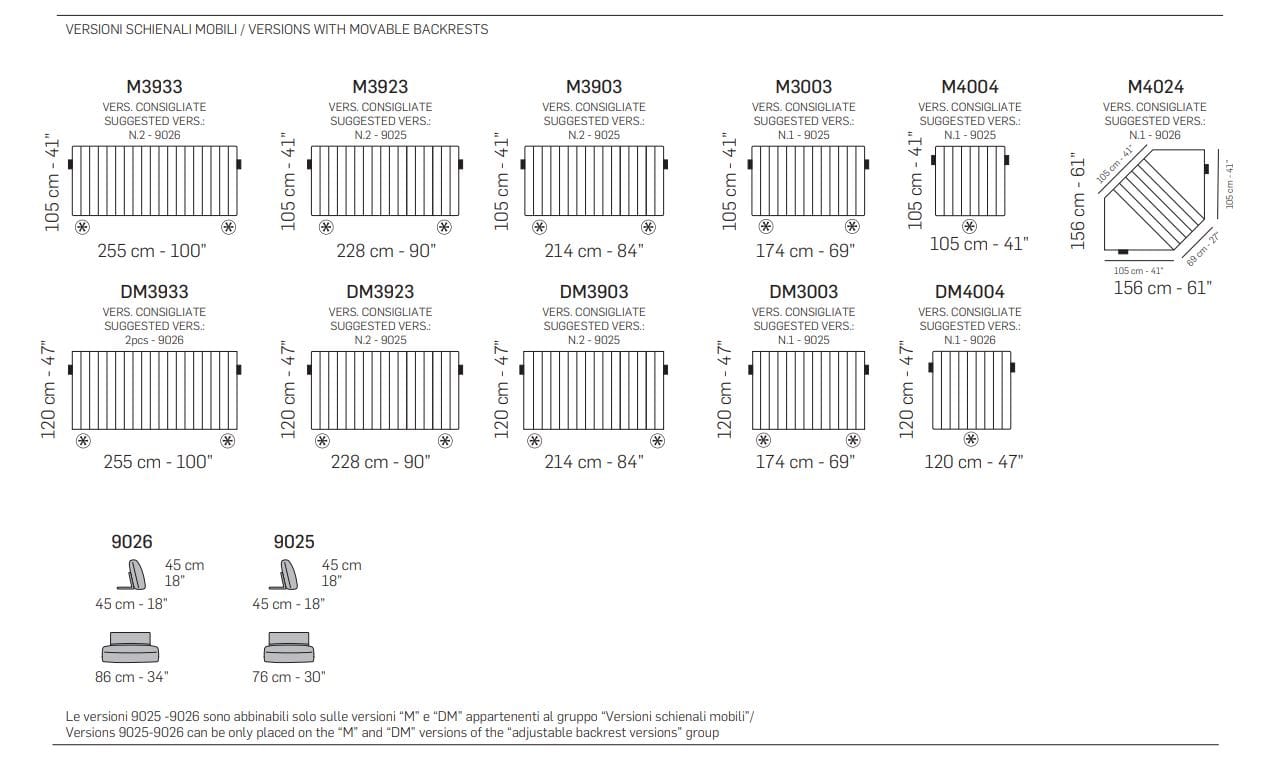 4-местный тканевый диван NICOLINE KUBA SPLIT ARCH-00004316 - Вид №5