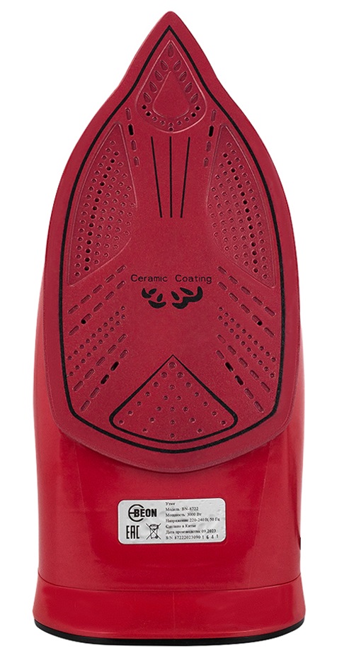 9069638 Утюг BEON BN-8722 черный STDN-0009463 - Вид №4