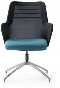 Quinti Sedute Регулируемое по высоте офисное кресло из ткани с подлокотниками Miss mesh