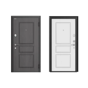 Дверь входная металлическая Премиум New 88x205 см правая роял вуд белый