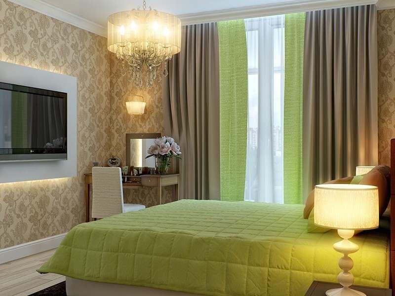 Дизайн зеленой спальни: 60 фото примеров, полезные советы дизайнеров
