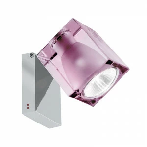 Светильник настенно-потолочный розовый Fabbian D28G0300 Rosso FABBIAN  00-3882609 Розовый