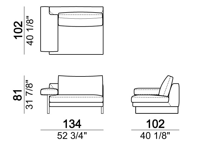 Секционный кожаный диван Arketipo EGO ARCH-00053712 - Вид №11