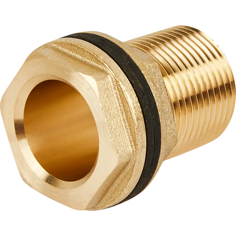 Штуцер для бочки BOUTTE 3/4" латунный с наружной резьбой 87271024 STLM-0953458 - Вид №1