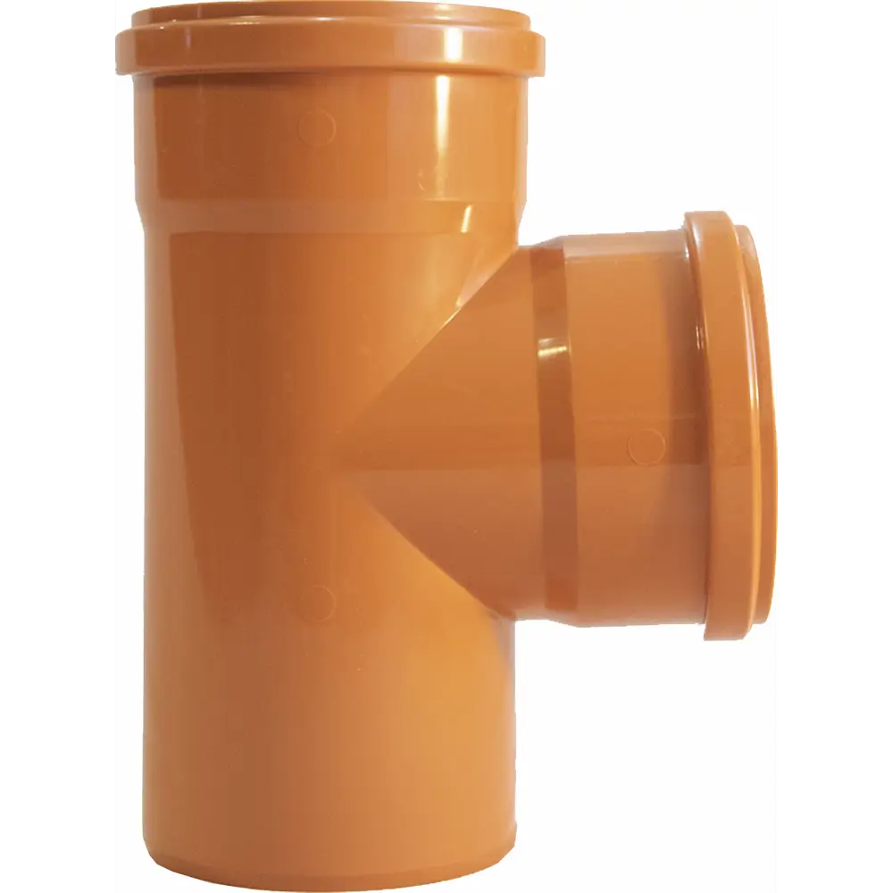 Тройник наружный 87 градусов 110x110 мм ОПТИПЛАСТИК STLM-2194931 - Вид №1