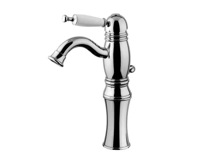 Высокий однорычажный смеситель для раковины с автоматическим сливом Gaia Mobili Complements ARCH-00113525