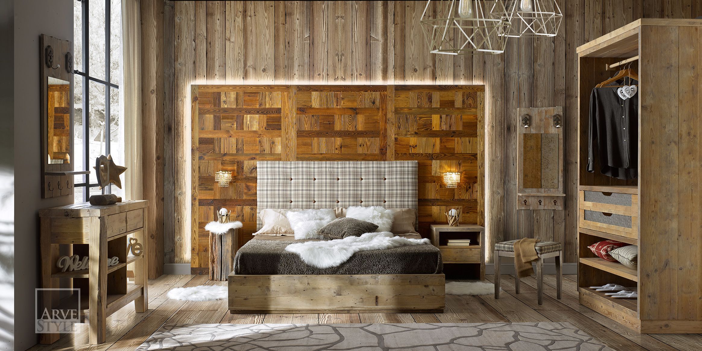 Деревянная прямоугольная консоль с ящиками Arvestyle Лев ARCH-00052525 - Вид №4