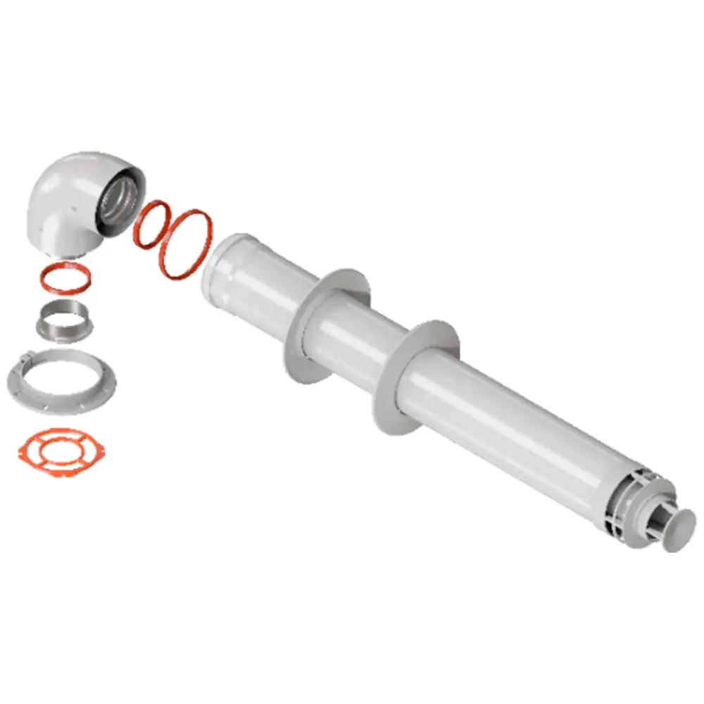 Комплект дымохода Rommer стандарт 60/100 - 900мм RCA-6010-260900 Отсутствует STLM-2078875