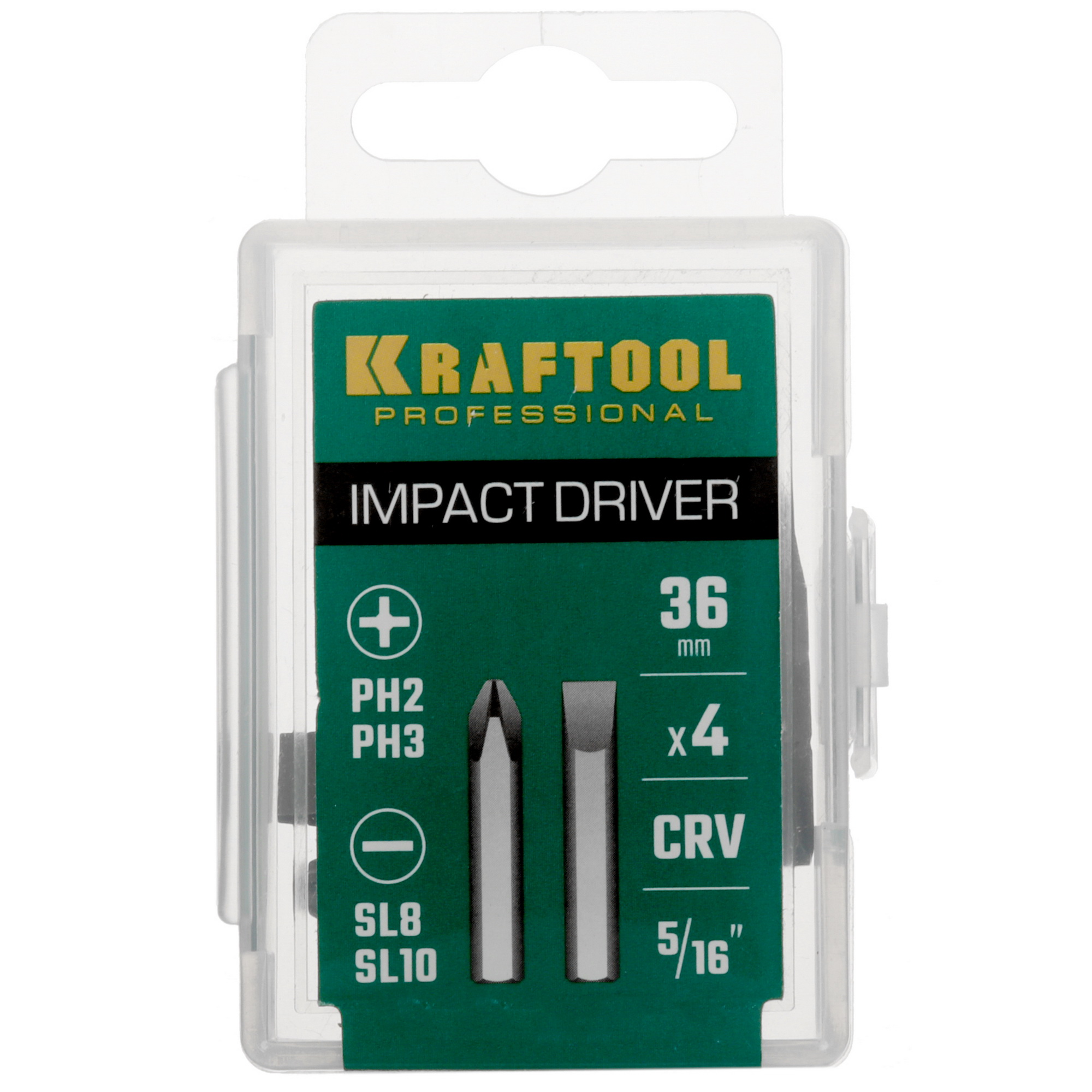 Набор бит KRAFTOOL 25551 9107810 STDN-0145552