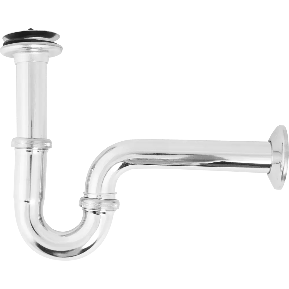 Сифон для раковины Viega хромированный прямоточный 111298 STLM-2031300 - Вид №1