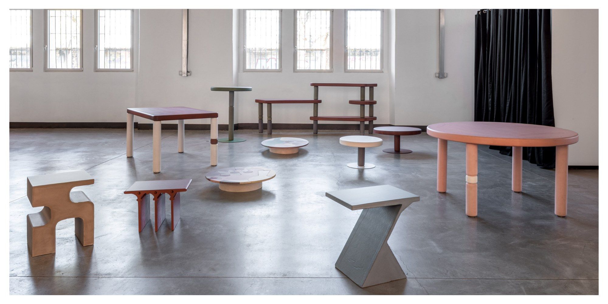 Бетонный круглый обеденный стол Forma&Cemento пинбол ARCH-00087602 - Вид №3