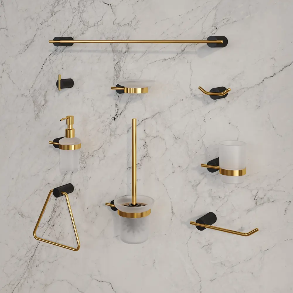 Полка для душа Iddis Art LMARTS00Zi44 угловая 1 ярус цвет золото STLM-2039805 - Вид №2