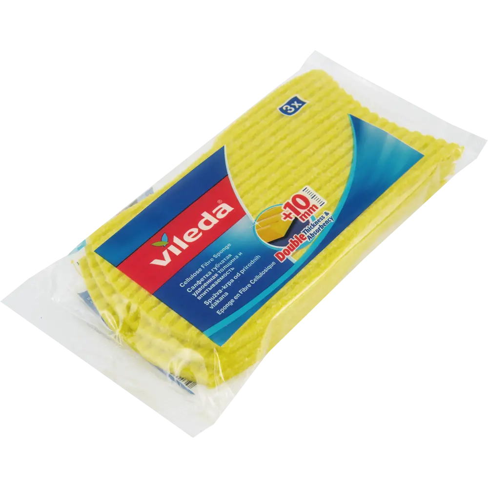 Тряпка губчатая Виледа 3 шт VILEDA STLM-2043289