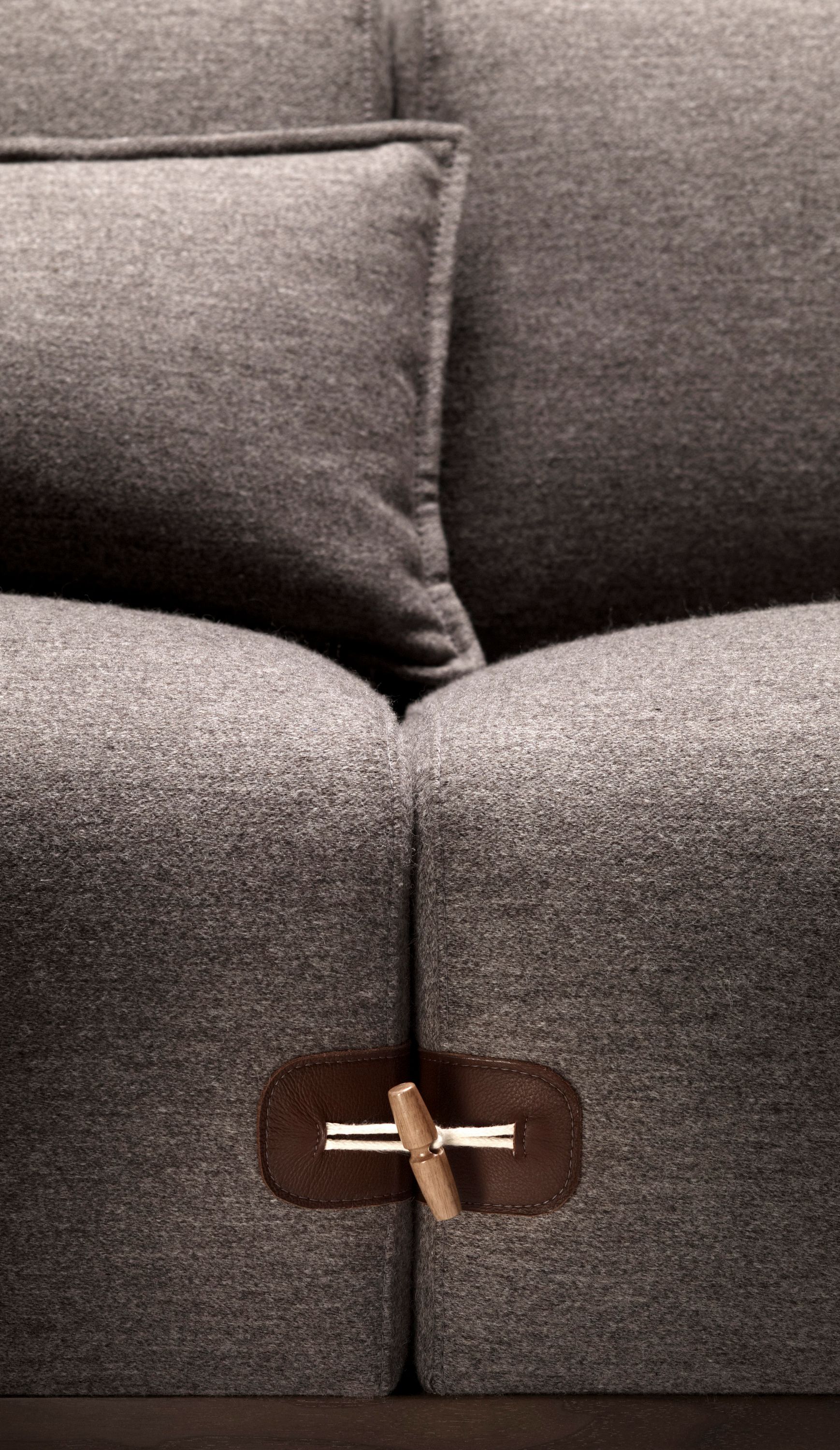 Тканевый диван с полуостровом Bosc Duffle ARCH-00007838 - Вид №1