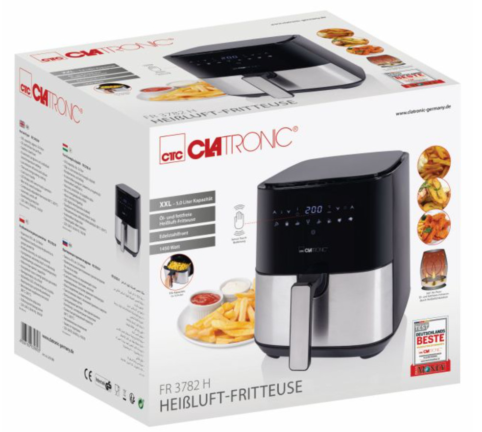 9146709 Фритюрница Clatronic FR 3782 H черный STDN-0109907 - Вид №1