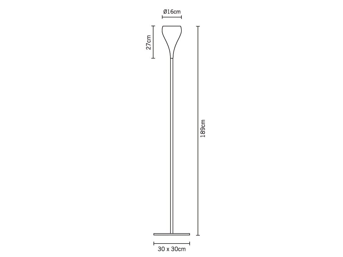 Галогенная напольная лампа Fabbian ARCH-00128960 - Вид №2