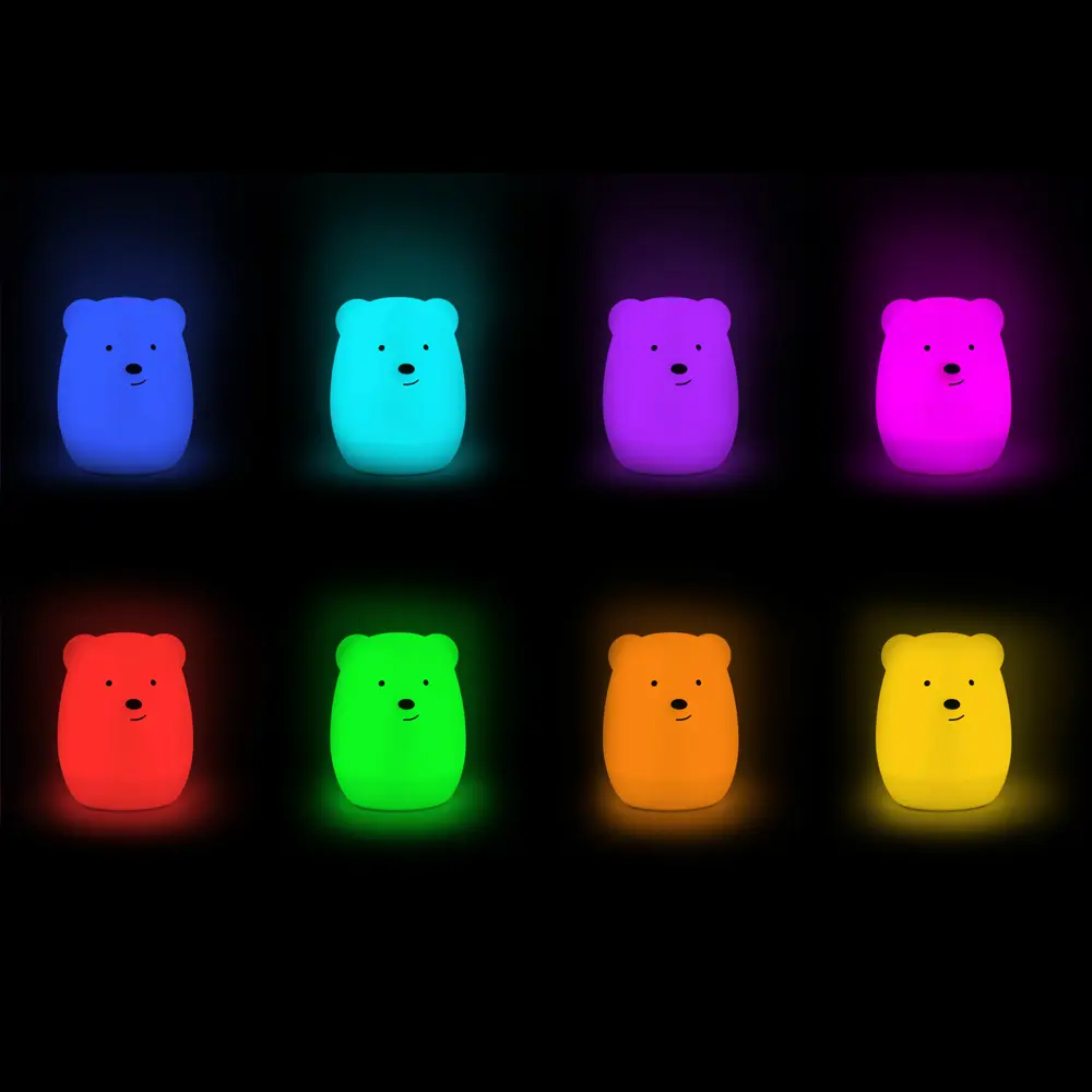 Светильник детский Rombica LED Bear, RGB свет, цвет белый STLM-2019471 - Вид №3