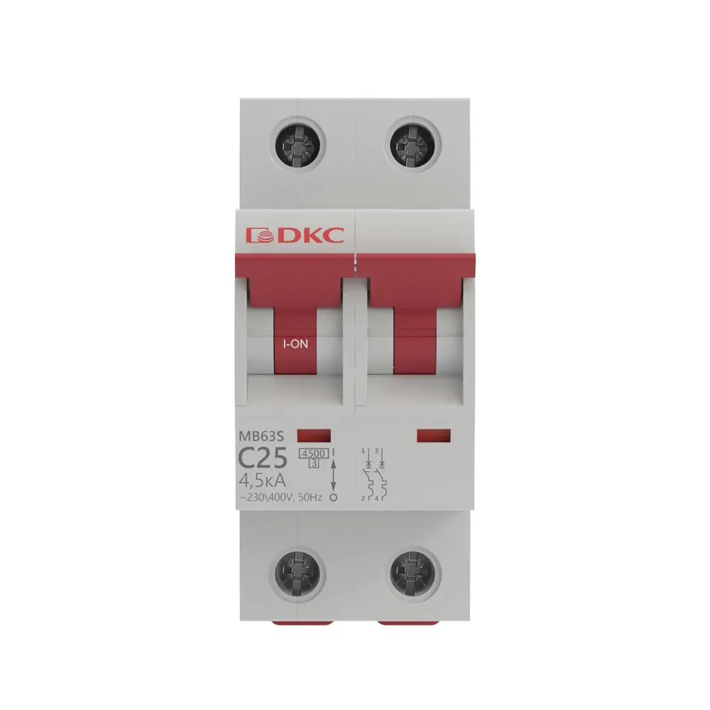 Автоматический выключатель DKC Yon 2P C25 А 4.5 кА STLM-2062638 - Вид №1