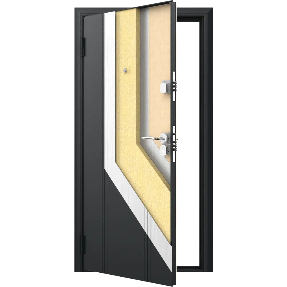 Дверь входная металлическая Оптим 98x205 см левая венге DOORHAN STLM-2188381 - Вид №6