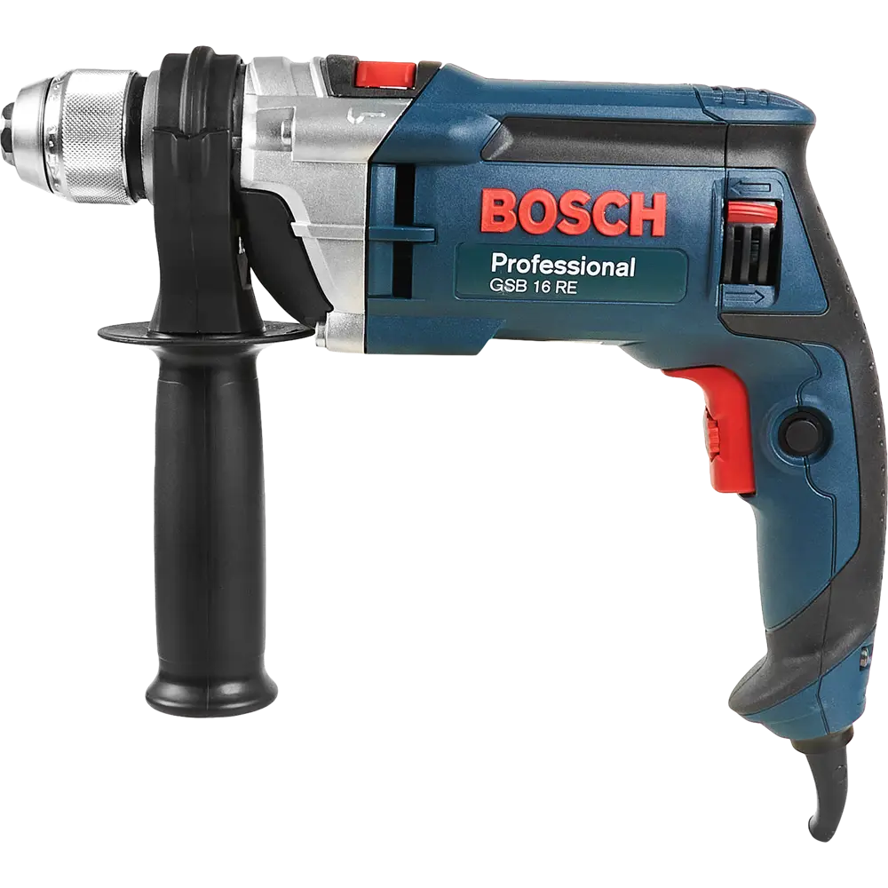 Дрель сетевая ударная Bosch GSB 16 RE 060114E500, 750 Вт BOSCH PROFESSIONAL STLM-2005489 - Вид №4