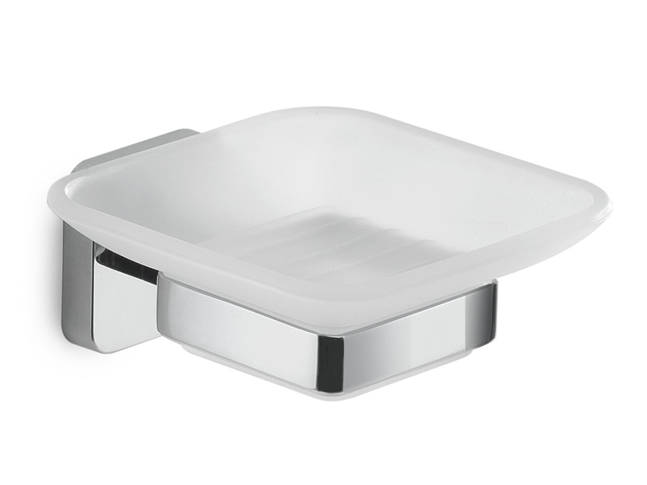 Настенная мыльница из нержавеющей стали и стекла GEDY Тонга ARCH-00079743 - Вид №1