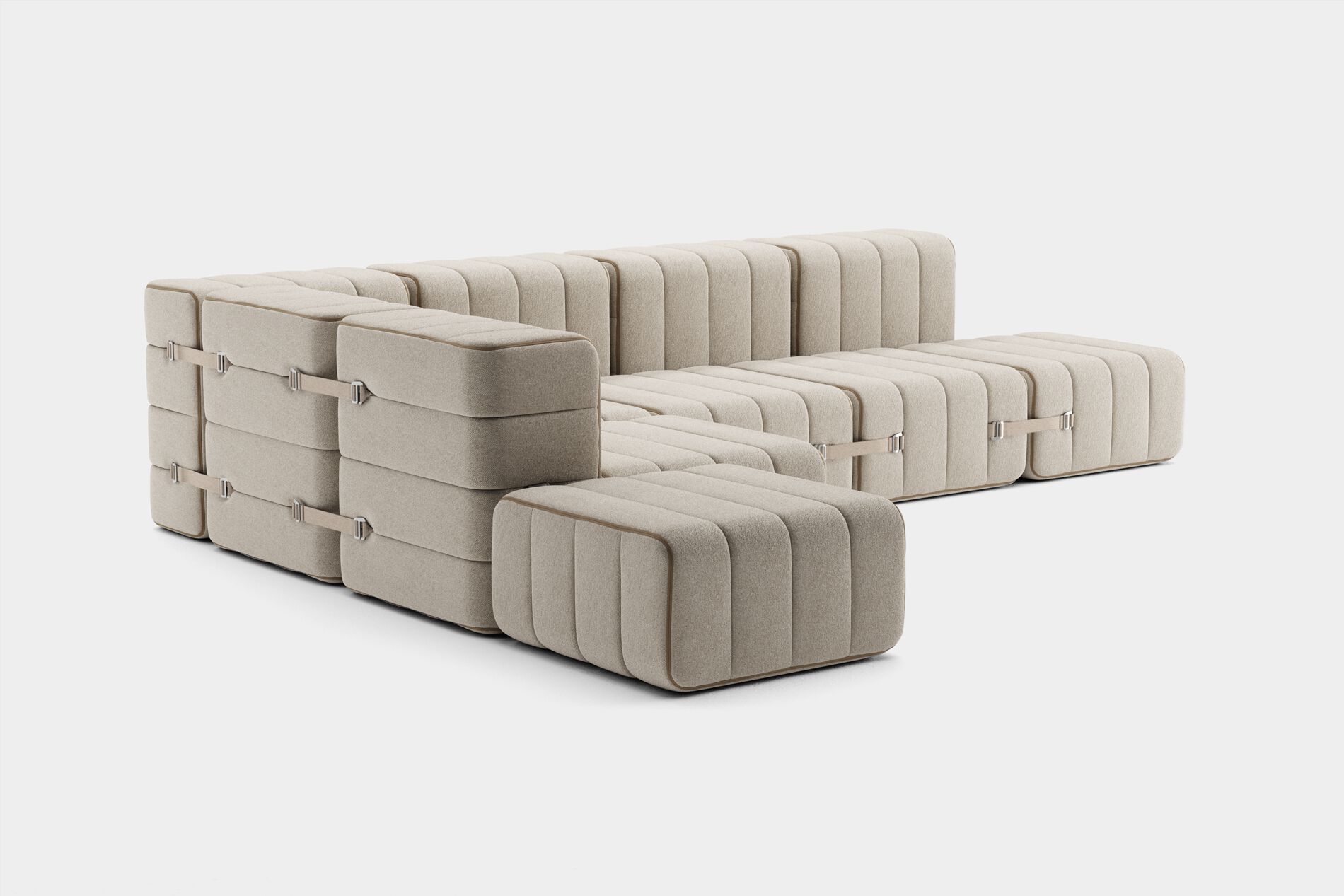 Модульный угловой диван из ткани AMBIVALENZ Curt ARCH-00083106 - Вид №42