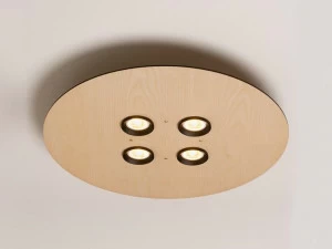 Milan Iluminacion Точечный светильник круглой формы из ясеня  6711