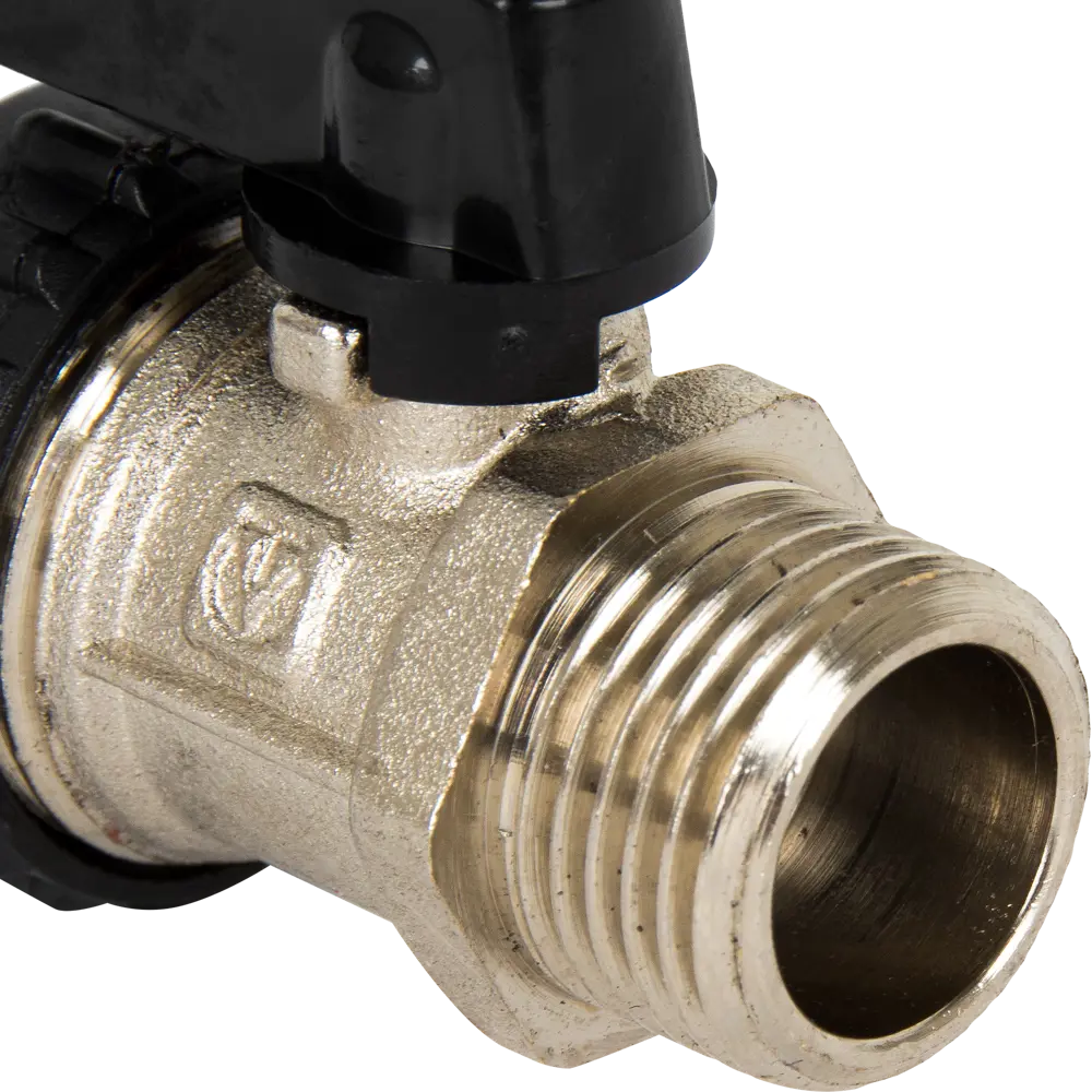 Клапан сливной Valtec 1/2" никелированная латунь, внутренняя-наружная резьба VT.430.N.04 10488628 STLM-2060617  - Вид №3