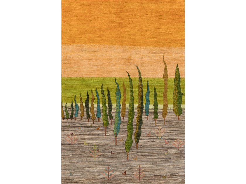 Прямоугольный шерстяной ковер Zollanvari Бродячие звери - Флора и фауна Габбе ARCH-00070028