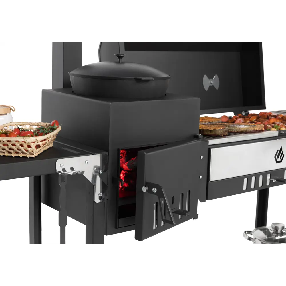 Гриль-мангал Gratar Inclusive INC79P сталь 68.5x209x123 см STLM-2135322 - Вид №19