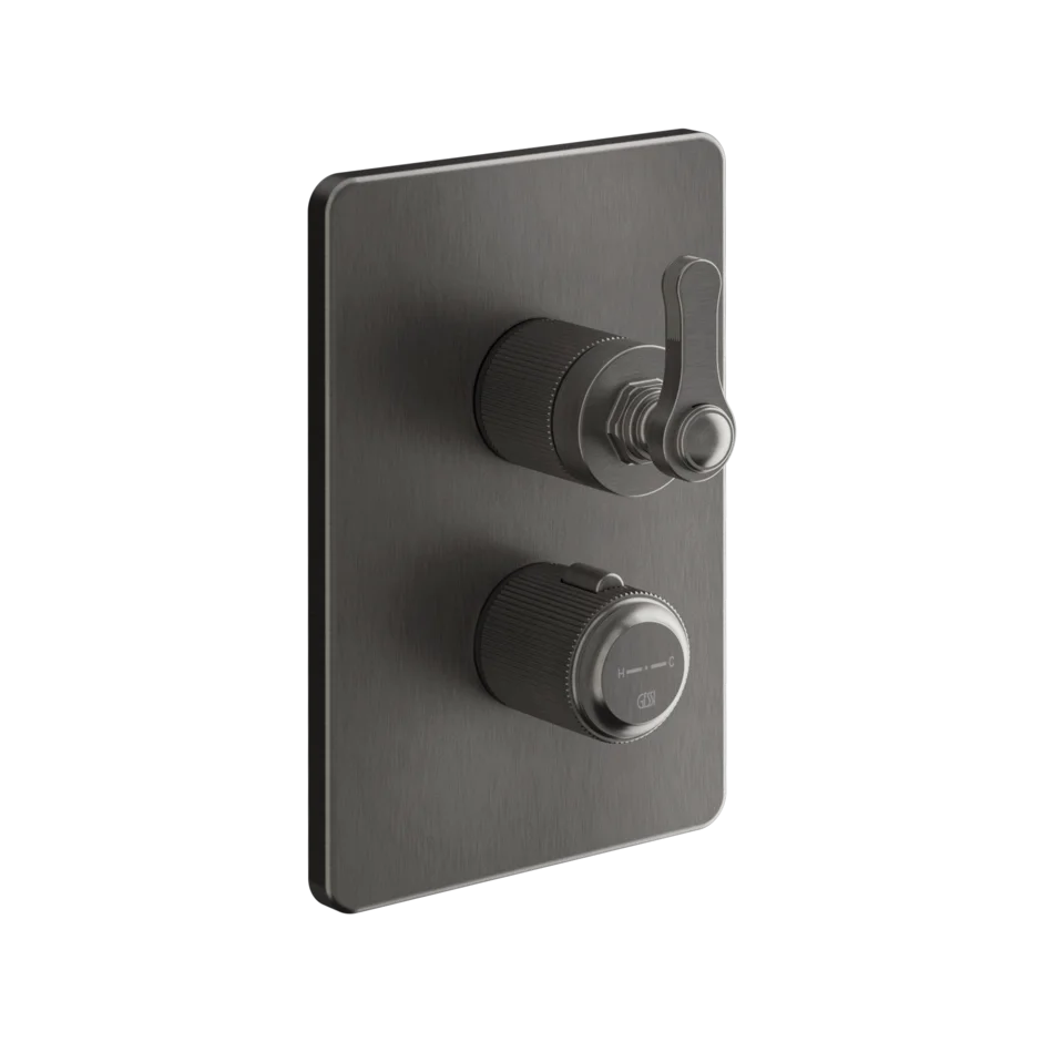 Смеситель для душа 65133 707 Gessi Venti20 ЧЕРНЫЙ МЕТАЛЛ BR. PVD 65133707