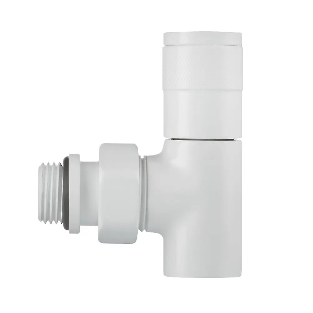 Набор вентилей для радиатора Royal Thermo Piano 1/2" угловой цвет белый STLM-2066565 - Вид №5