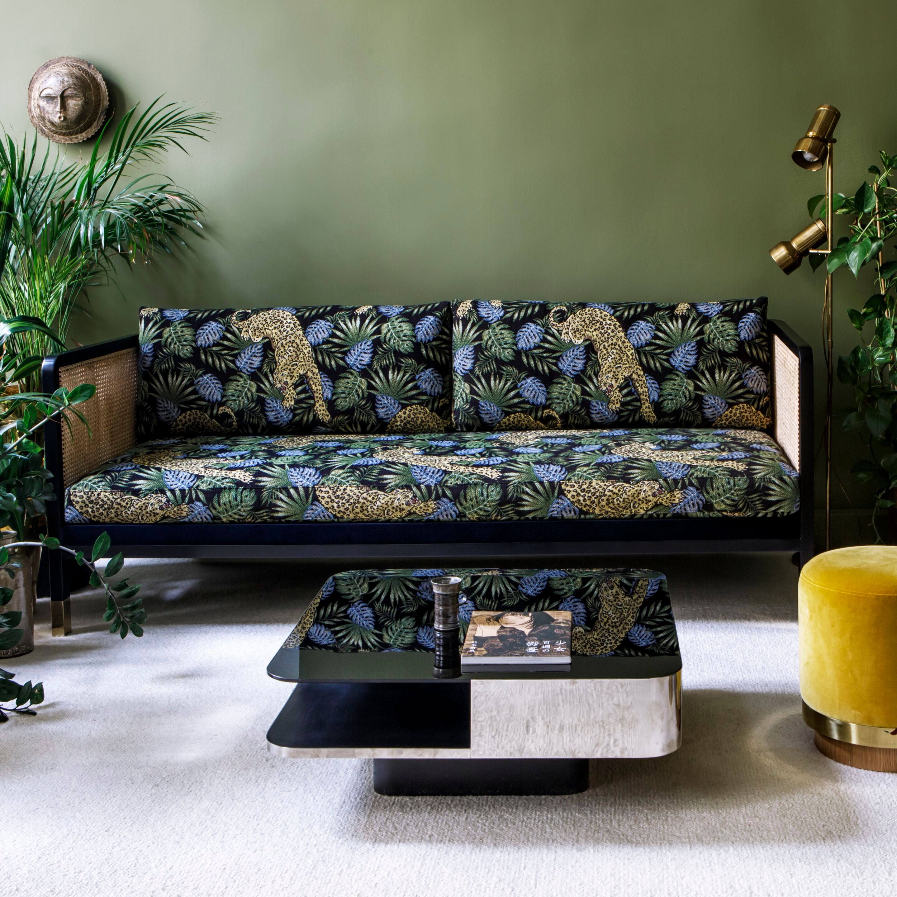 Прямоугольный журнальный столик из дерева и стекла в стиле 70-х годов для гостиной RED EDITION LOUNGE ARCH-00042019 - Вид №6