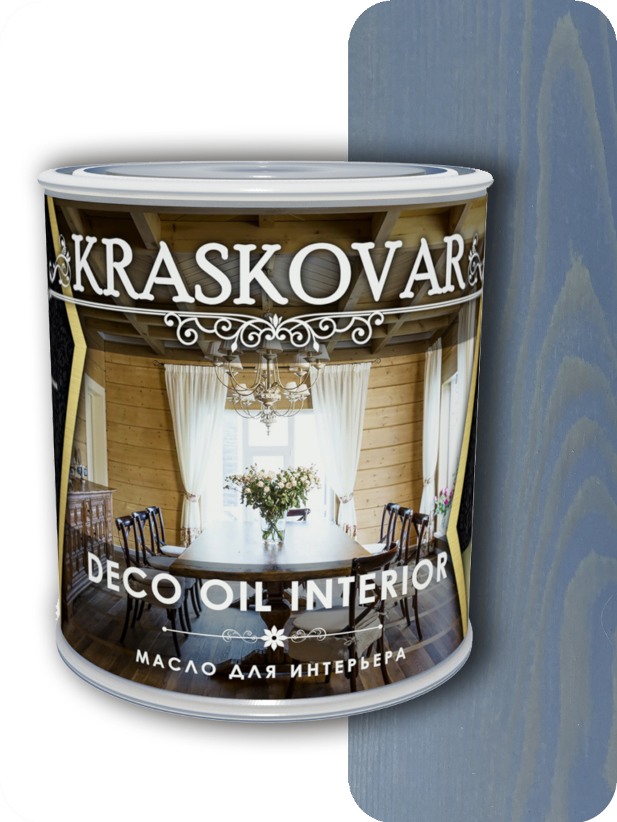 90234466 Масло для интерьера Deco Oil Interior Аквамарин 0.75 л STLM-0142615 KRASKOVAR