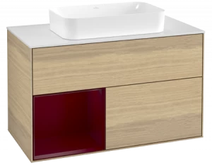 Villeroy&Boch Тумба под раковину Прямоугольная версия F651HBPC Finion Oak Veneer