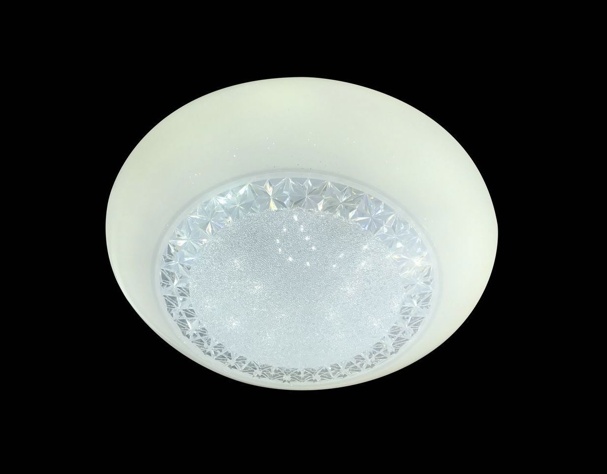 91050198 Светильник настенно-потолочный светодиодный X083 Round 16 м² теплый белый свет цвет белый STLM-0457576 SELENA