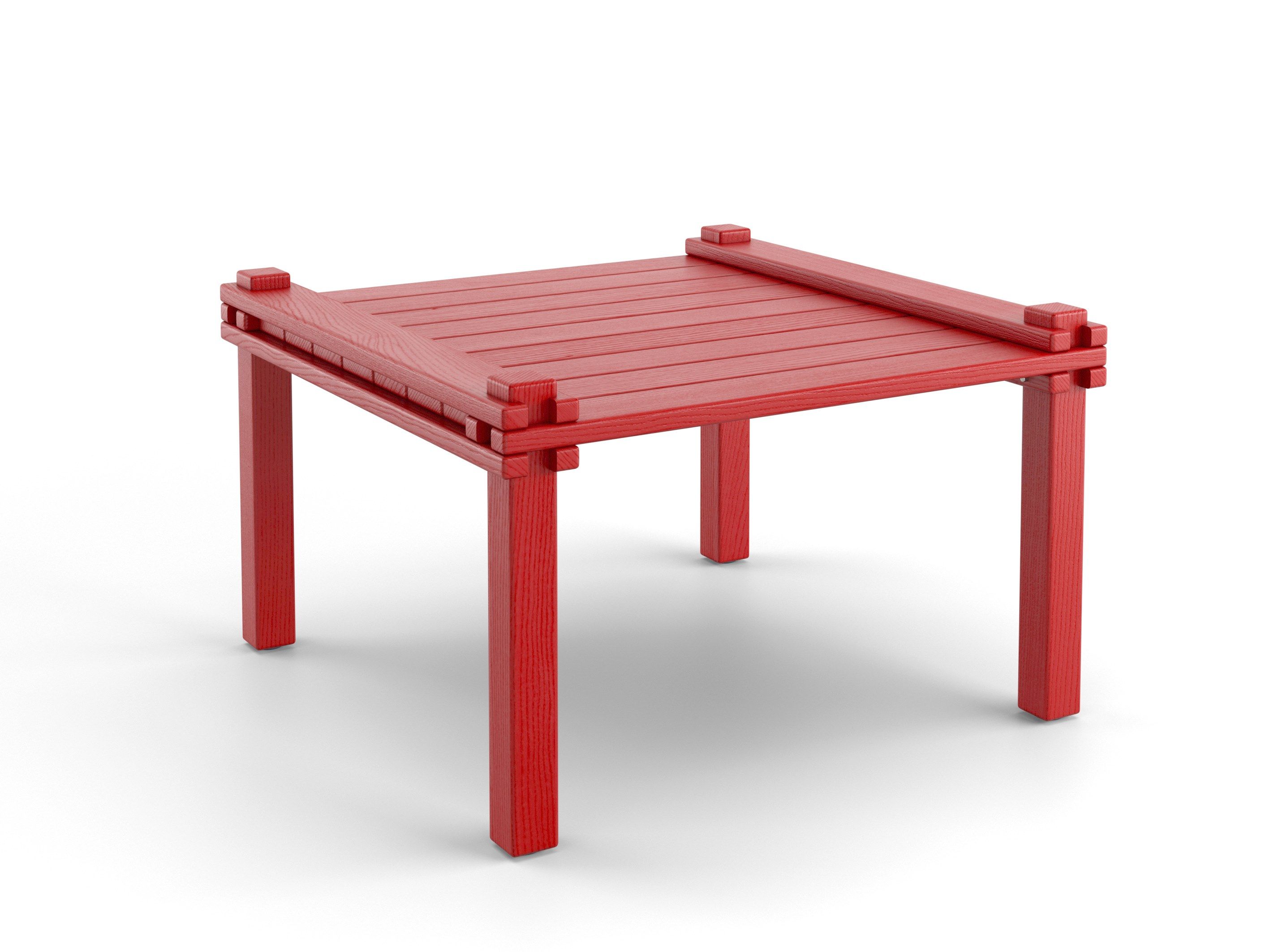 Квадратный садовый столик из массива дерева COR Farmer ARCH-00135596 - Вид №1