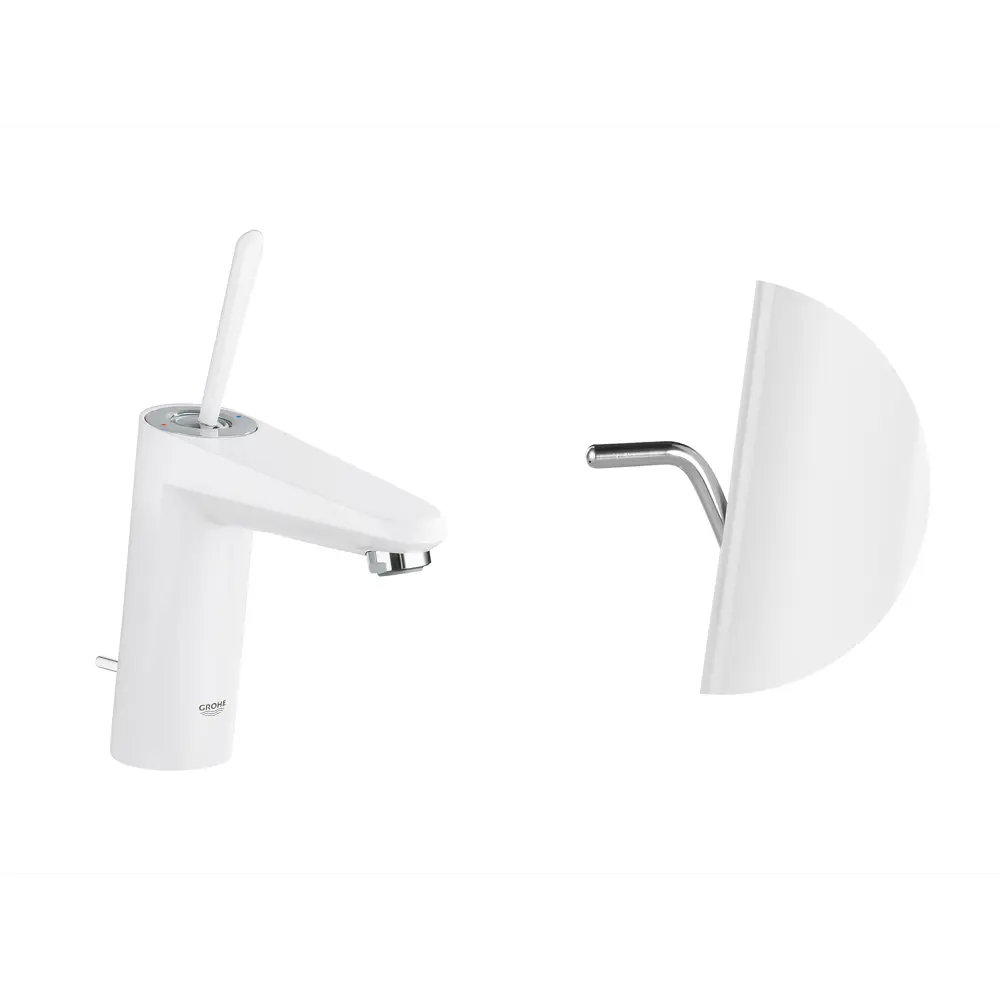 Смеситель для раковины Eurodisc Joy M однорычажный цвет белый Grohe Eurodisc Joystick STLM-2190459 - Вид №1