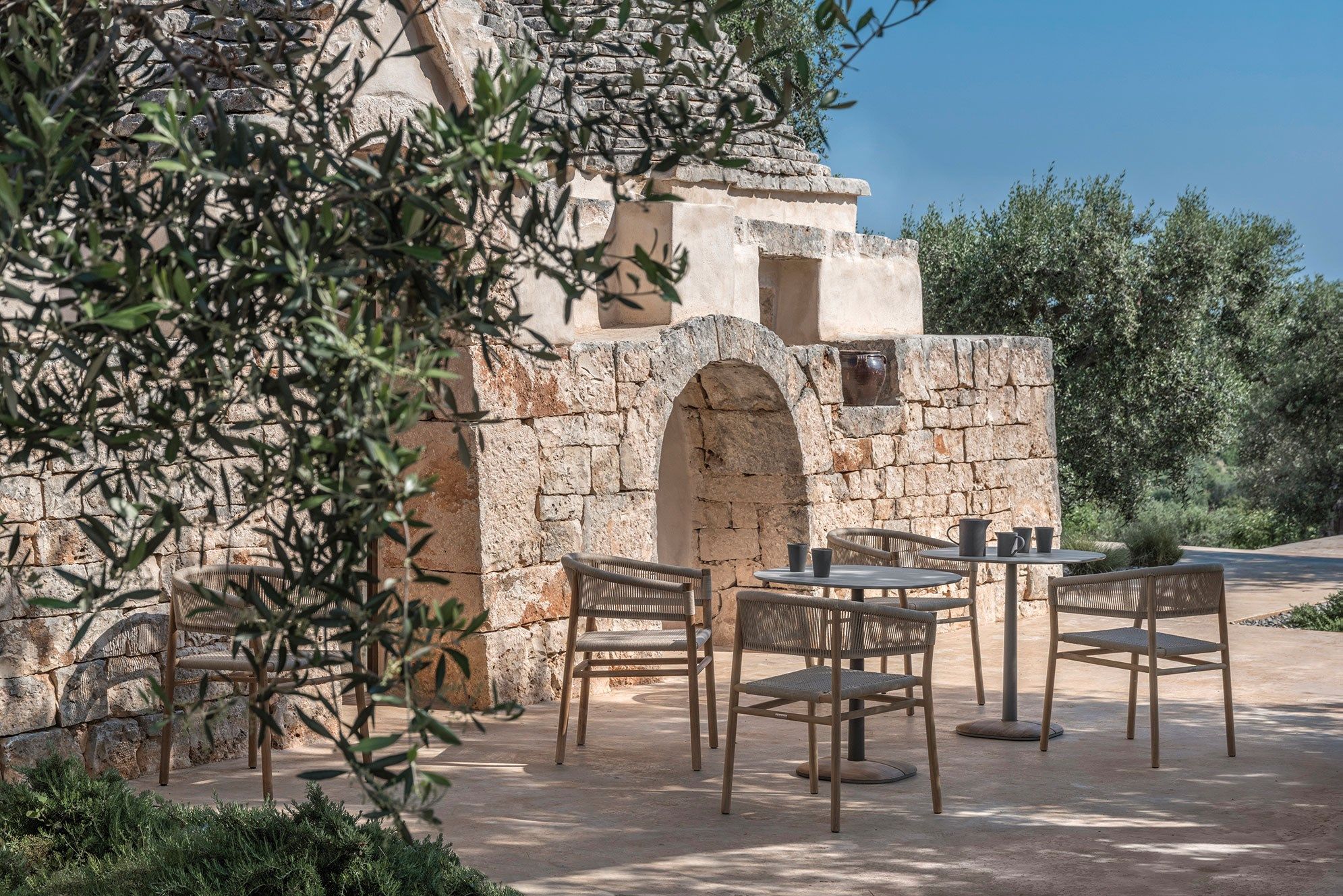 Керамический каменный стол Ethimo Enjoy ARCH-00130777 - Вид №8