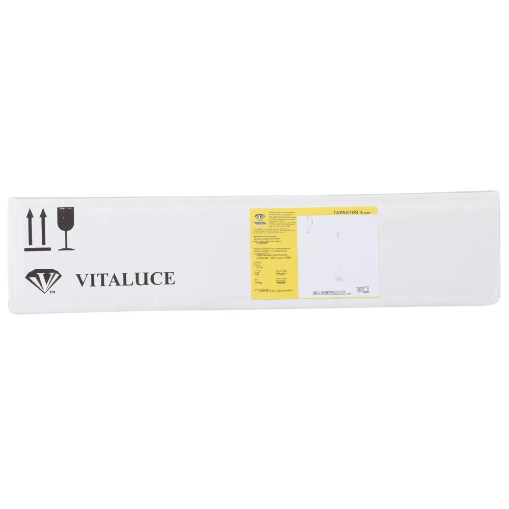 Основание для торшера Simple 1 лампа 3м² Е27 цвет бежевый с золотом Vitaluce STLM-2127372 - Вид №5
