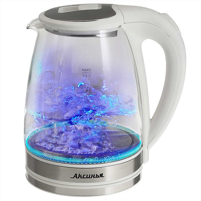 9050542 Электрочайник Аксинья КС-1021 белый STDN-0001375