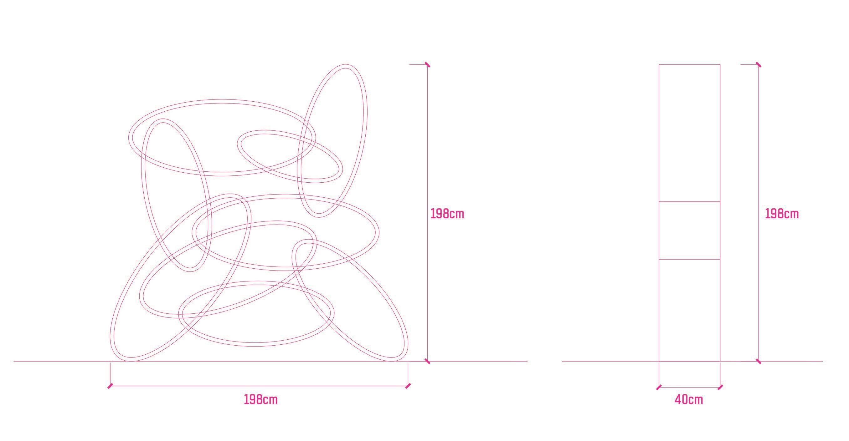 Книжный шкаф из переработанного пластика с фотокаталитической обработкой Creazione SUGO THE GIULIA ARCH-00037509 - Вид №6