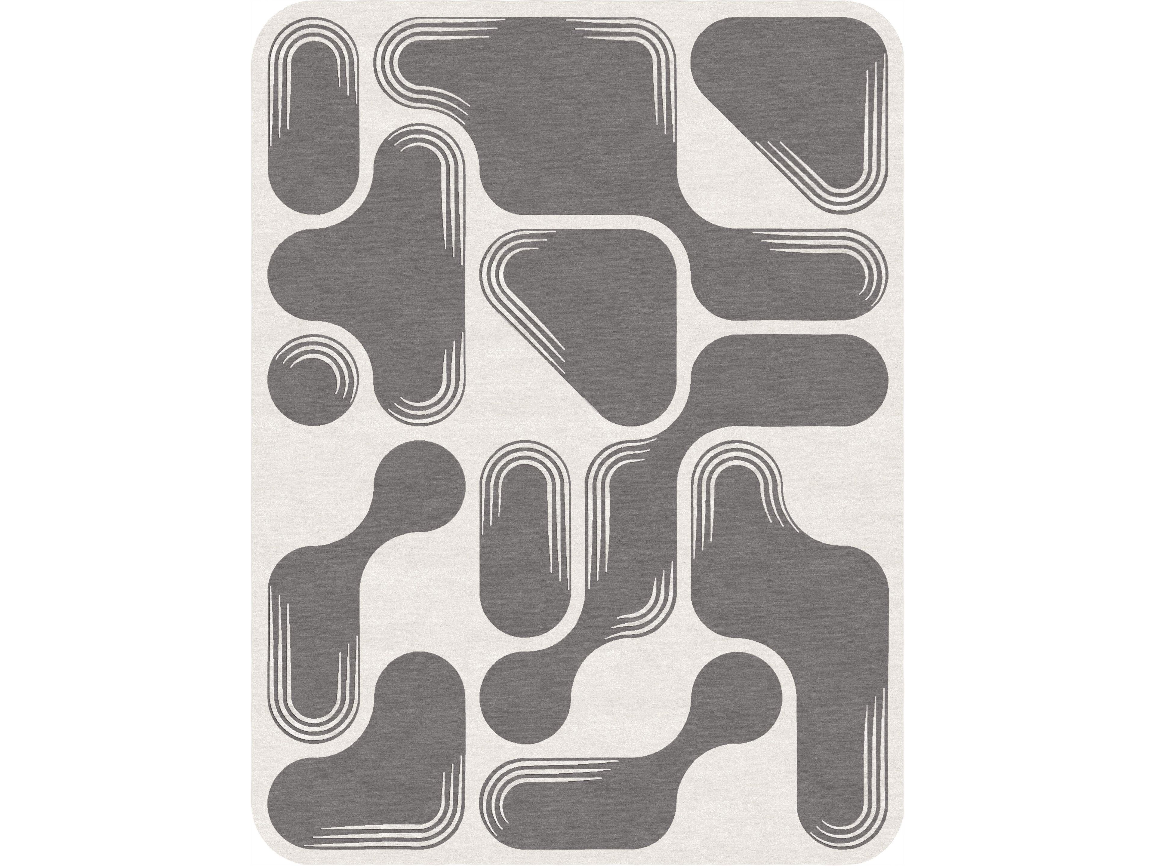 Бамбуковый Шелковый прямоугольный ковер Tapis Rouge Typo ARCH-00102558 - Вид №1