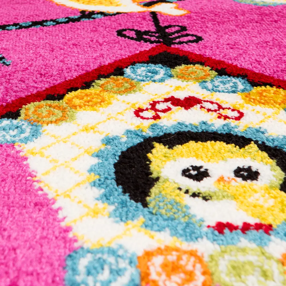 Ковёр Art Kids LM05, 1x1.5 м, цвет розовый MERINOS STLM-2145820 - Вид №3