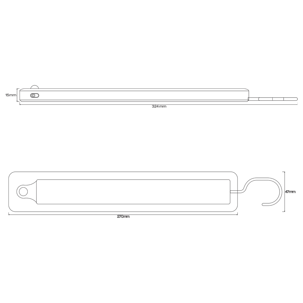 Светильник линейный светодиодный Ledvance Linear LED Mobile Hanger 270 мм 2.35 Вт, нейтральный белый свет, USB 83401218 STLM-2170315  - Вид №13