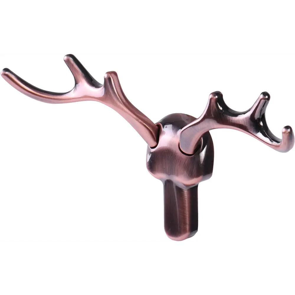 Крючок Larvij Олень цинковый цвет медь STLM-2160570