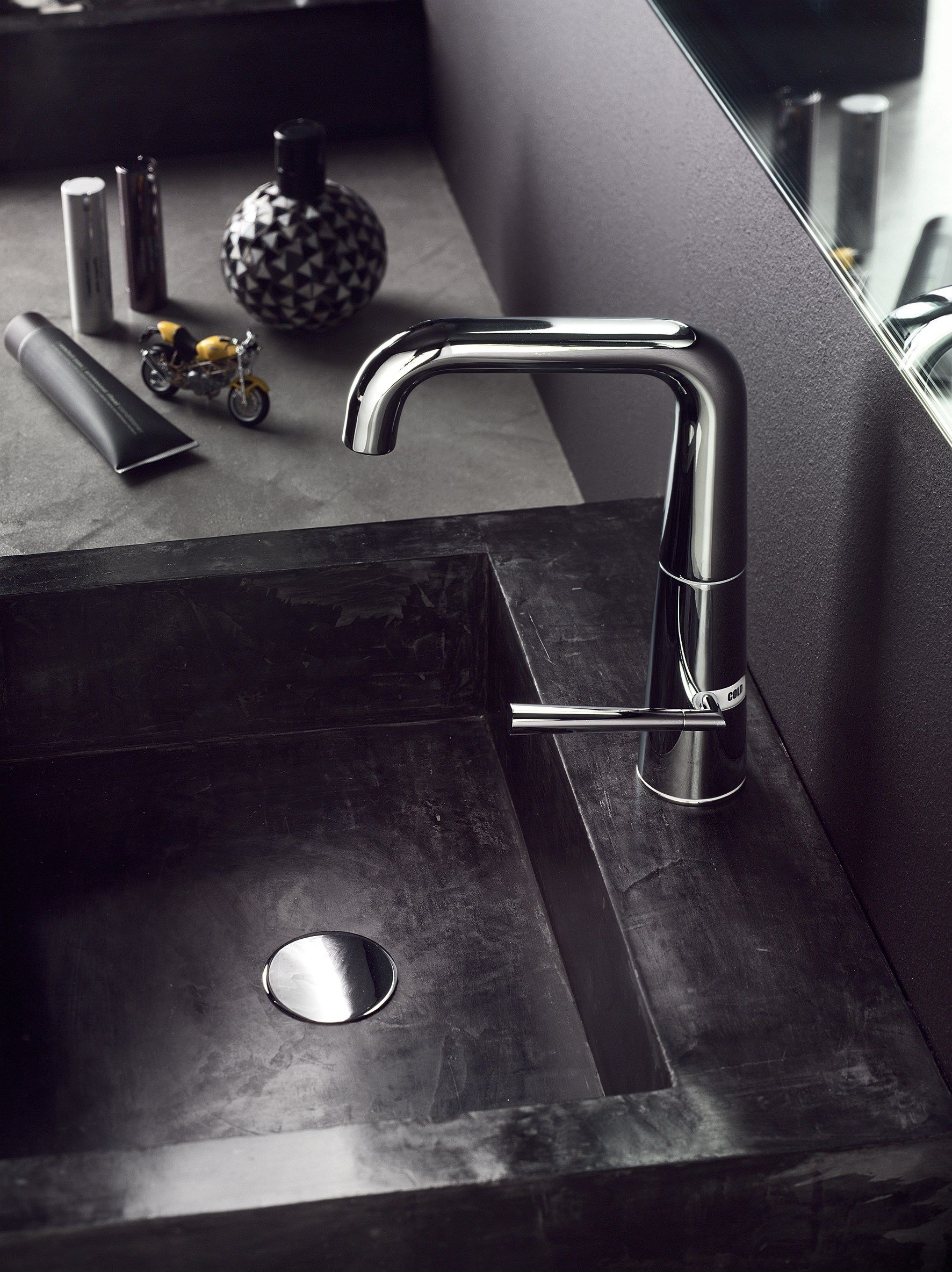 Смеситель для раковины с автоматическим сливом Nobili Likid ARCH-00145443 - Вид №2